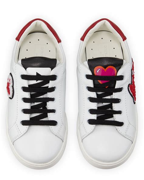 dolce gabbana heart sneakers